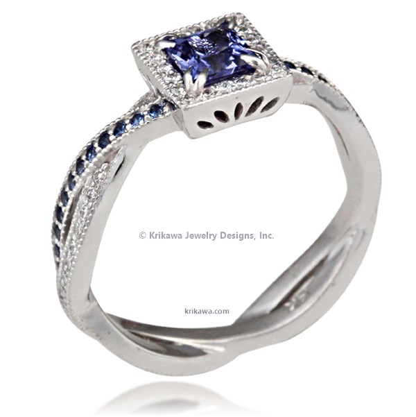 Intricate Elegant Twist Engagement Ring
